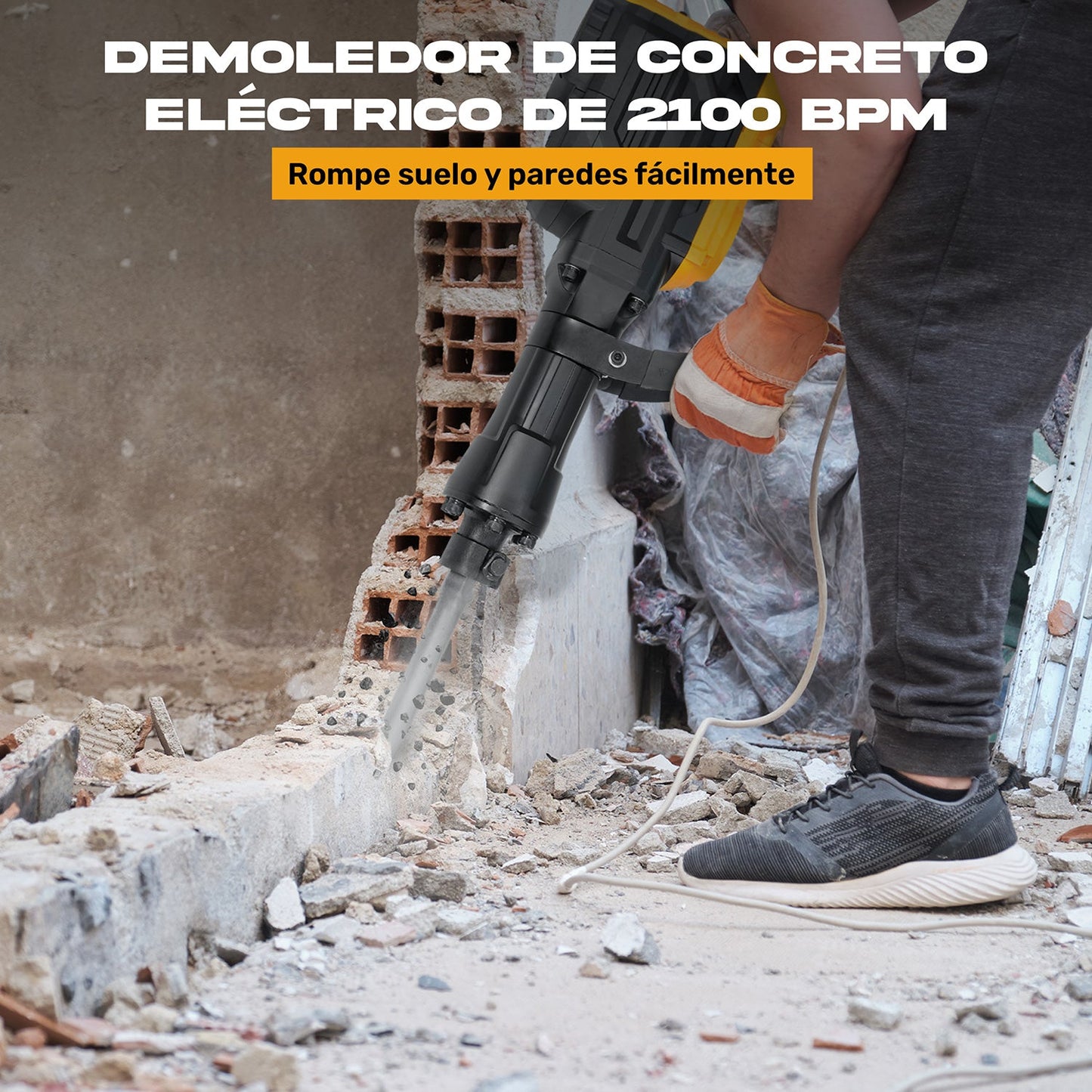 Demoledor Rompedor Concreto Electrico 1700w